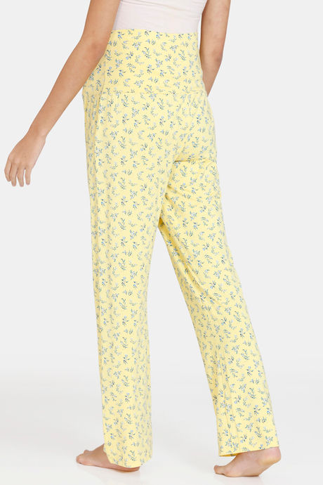 Zivame Maternity Wildflower fields Knit Pyjama - Samoan Sun — image 3