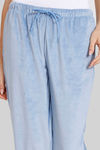 Zivame Midnight Magic Ribbed Velour Knit Poly Winterwear Pants - Allure — thumbnail 5