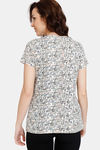 Zivame Friends Knit Cotton Top - Pristine — thumbnail 4
