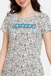 Zivame Friends Knit Cotton Top - Pristine — thumbnail 5