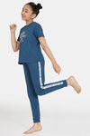Zivame Girls Friends Knit Poly Loungewear Set - Stellar — thumbnail 2
