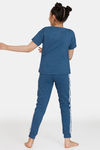 Zivame Girls Friends Knit Poly Loungewear Set - Stellar — thumbnail 3