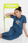 Zivame Girls Friends Knit Poly Loungewear Set - Stellar — thumbnail 4
