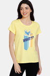 Zivame Disney Knit Poly Top - Lemon Drop — thumbnail 1