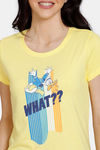 Zivame Disney Knit Poly Top - Lemon Drop — thumbnail 5