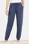 Zivame Taash Knit Poly Loungewear Bottom - Poseidon — thumbnail 2