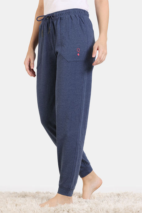 Zivame Taash Knit Poly Lifewear Bottom - Poseidon — image 3