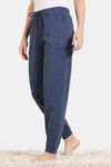 Zivame Taash Knit Poly Loungewear Bottom - Poseidon — thumbnail 3