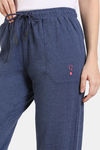 Zivame Taash Knit Poly Loungewear Bottom - Poseidon — thumbnail 5