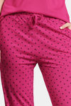 Zivame Marshmallow Knit Cotton Pyjama Set - Jazzy — thumbnail 7