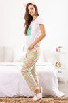 Zivame Happy-Go Knit Cotton Pyjama - Multicolor — thumbnail 2