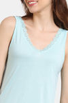 Zivame Marshmallow Knit Cotton Shorts Set - Plume — thumbnail 5