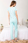 Zivame Crazy Farm Cotton Pyjama Set- Blue N Print — thumbnail 3