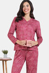 Zivame Mod Magic Knit Poly Pyjama Set - Jazzy — thumbnail 1