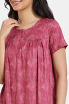 Zivame Mod Magic Knit Poly Mid Length Nightdress - Jazzy — thumbnail 5