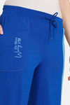 Zivame Lounge Knit Poly Lounge Pants - Surf The Web — thumbnail 5