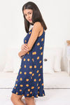 Zivame Cotton CoZzzies Butter-Soft Poly Knit Short Length Nightdress - Navy — thumbnail 2