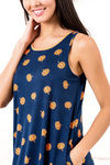 Zivame Cotton CoZzzies Butter-Soft Poly Knit Short Length Nightdress - Navy — thumbnail 5