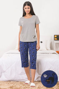 Navy,Print
