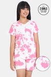 Zivame Girls Dreamverse Knit Cotton Loungewear Set - Plumeria — thumbnail 1