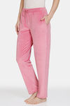Zivame Velour Knit Poly Loungewear Pants - Chateau Rose — thumbnail 2