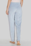 Zivame Velour Knit Poly Loungewear Pants - Niagara Mist — thumbnail 3