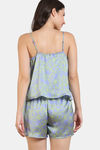 Zivame Primrose Woven Shorts Set - Jacaranda — thumbnail 4