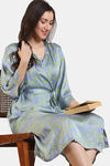 Zivame Primrose Woven Robe - Jacaranda — thumbnail 4