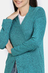 Zivame Light Jaspe Knit Poly Shrug - Alexandrite — thumbnail 5