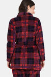 Zivame Fancy Fur Knit Poly Robe - Rhododendron — thumbnail 4