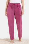 Zivame Plush Velour Knit Poly Winterwear Bottom - Malaga — thumbnail 2