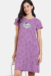 Zivame Disney Knit Cotton Loungewear Dress - Valerian — thumbnail 1