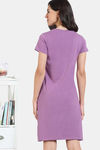 Zivame Disney Knit Cotton Loungewear Dress - Valerian — thumbnail 4