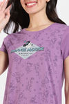 Zivame Disney Knit Cotton Loungewear Dress - Valerian — thumbnail 5