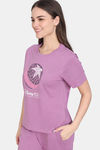 Zivame Disney Knit Cotton Loungewear Top - Valerian — thumbnail 2