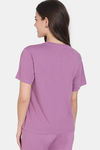Zivame Disney Knit Cotton Loungewear Top - Valerian — thumbnail 3