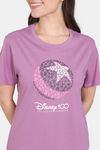 Zivame Disney Knit Cotton Loungewear Top - Valerian — thumbnail 5