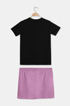 Zivame Girls Disney Knit Cotton Loungewear Set - Valerian — thumbnail 2