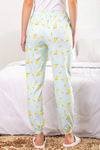 Zivame Crazy Farm Knit Cotton Pyjama - Aqua Blue — thumbnail 3