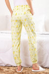 Zivame Crazy Farm Knit Cotton Pyjama - Yellow — thumbnail 3