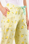 Zivame Crazy Farm Knit Cotton Pyjama - Yellow — thumbnail 5