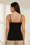 Zivame Knit Cotton Camisole - Anthracite — thumbnail 3