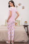 Zivame x Disney Winnie The Pooh Knit Cotton Pyjama Set - Pink N Print — thumbnail 3