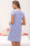 Zivame x Disney Winnie The Pooh Knit Cotton Short Length Nightdress - Lavender — thumbnail 3