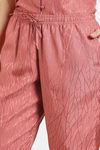 Zivame Coral Glaze Woven Pyjama Set - Cinnabar — thumbnail 6