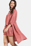 Zivame Coral Glaze Woven Robe - Cinnabar — thumbnail 4