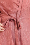 Zivame Coral Glaze Woven Robe - Cinnabar — thumbnail 6