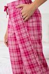 Zivame Chic Checks Cotton Pyjama - Pink — thumbnail 5