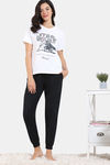 Zivame Star Wars Knit Cotton Loungewear Set - Anthracite — thumbnail 4