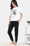 Zivame Star Wars Knit Cotton Loungewear Set - Anthracite — thumbnail 5